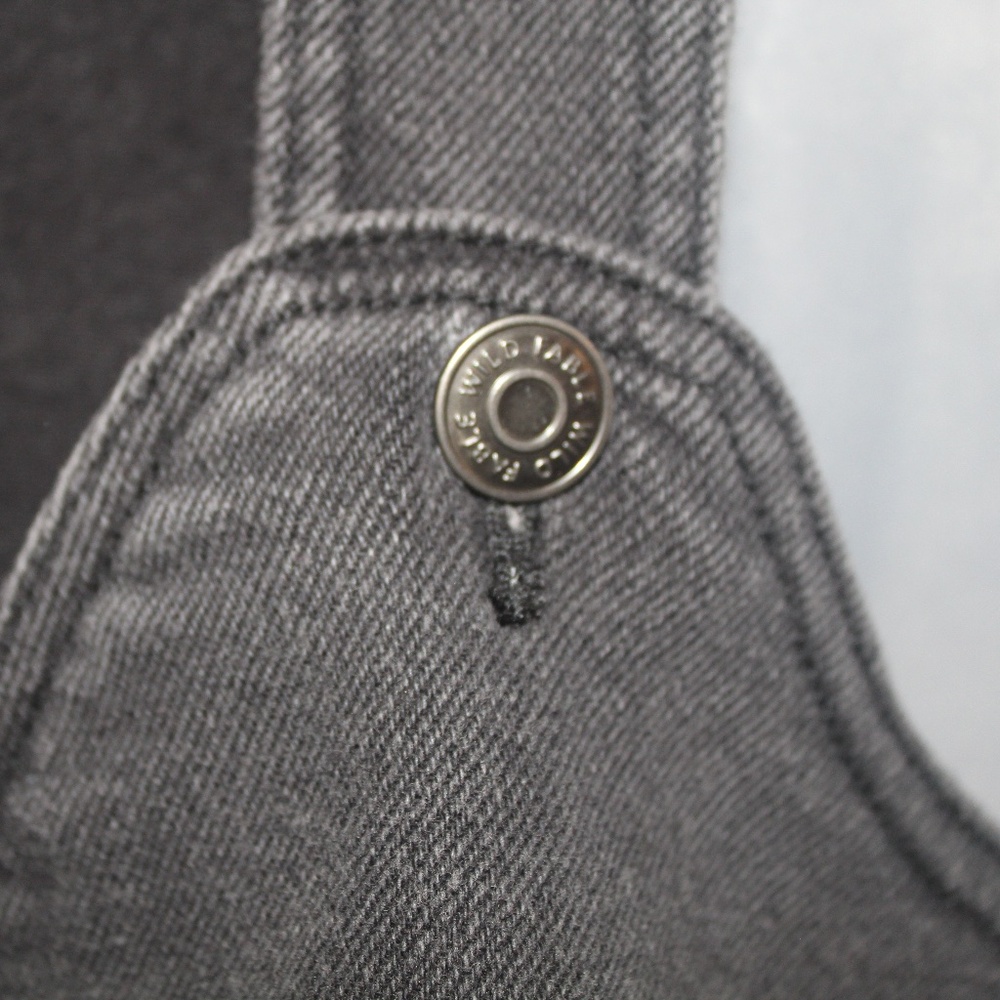 Women's Black Wild Fable Cropped Denim Vest in Sz (XXL) - Picture 4 of 9